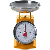 Excelsa 40731 - Báscula analógica, color amarillo