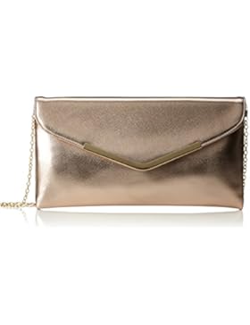 L.Credi Damen Macau Clutch, Gold (Rose Gold), 1x14x28 cm