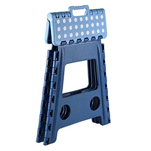 Kesper Klapptritt, faltbar, farblich sortiert: blau und schwarz, 31 x 22 x 39 cm, 1 Stück - 2