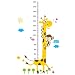 WONZOM Kids Height Chart Wall Sticker home Decor Cartoon Giraffe Height Ruler Home Decoration room Decals Wall Art Sticker wallpaper