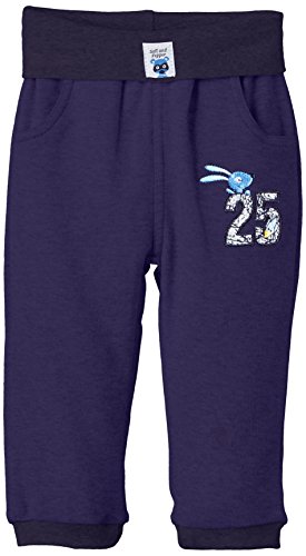 SALT AND PEPPER Baby Boys NB Trousers On Tour uni Plain Trousers, Blue (night Blue 481), 3-6 Months (Manufacturer size: 68)