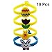 Produktbild Amosfun 10 stücke Silikon Ostern Armband Cartoon Osterei Kaninchen Gummi Armbänder für Kinder Kinder Gelegentliche Muster