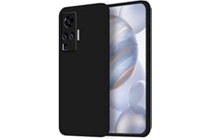 HONLEN Etui ochronne do vivo X51 5G, płynny silikonowy pokrowiec TPU, odporny na wstrząsy i zarysowania, ultracienkie, miękkie, silikonowe etui czarne