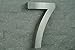 Produktbild HAUSNUMMER EDELSTAHL Nr.7 / H20cm / Arial in 3D-Design / V2A / NUR 1 x VERSANDKOSTEN FÜR ALLE BESTELLUNGEN ZUSAMMEN !