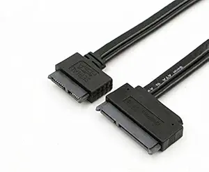 CABLESETC SATA 22 Pin 22p Female to ODD Slimline SATA 13 Pin Female Adapter Cable 30cm