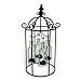 Produktbild HC-Handel 923988 Teelichthalter "Pavillon" aus Metall 5-teilig 30 x 53 cm schwarz