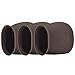 Price comparison product image eBoot Silicone Skins for Arlo Smart Security Wire-Free Cameras, 3 Pack (Dark Brown)