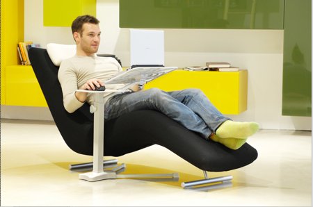 Lounge-Book White – Laptoptisch - 4