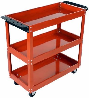 3 Tray Service Cart 150 LB Load Capacity Mig Tig Welding w/ Swivel 360Ã?° Wheels by Dragway Tools