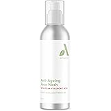 Amazon Aware Detergente viso anti-età con acido ialuronico e aloe vera biologica, 200 ml (Confezione da 1)