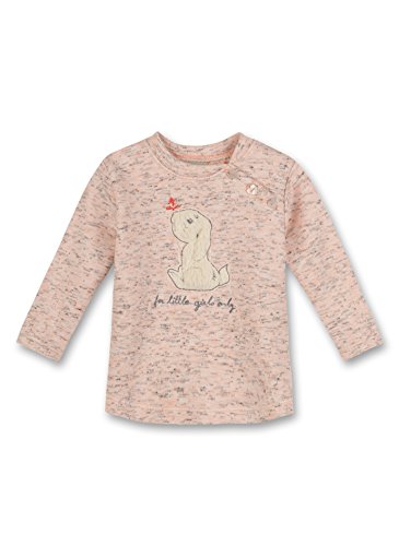 Sanetta Baby Girls 113448 Sweatshirt, Pink (rosy Skin 3071), 0-3 Months (Manufacturer size: 062)
