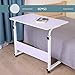 Produktbild LJHA Laptop-Schreibtisch, Nachttisch, mobiler Lift-Lazy Breakfast-Magazin-Tisch (80 * 50 * 70-90CM) Tabelle (Farbe : 3, größe : 80 * 50 * 70-90CM)