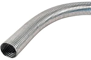 Brey-B-Technik 2 m Exhaust Hose Metal Hose Exhaust Pipe Flexible 42 mm