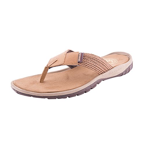 woodland leather slippers