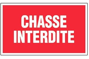 NOVAP Panneau Chasse interdite - Rigide 330x200mm - 4160122