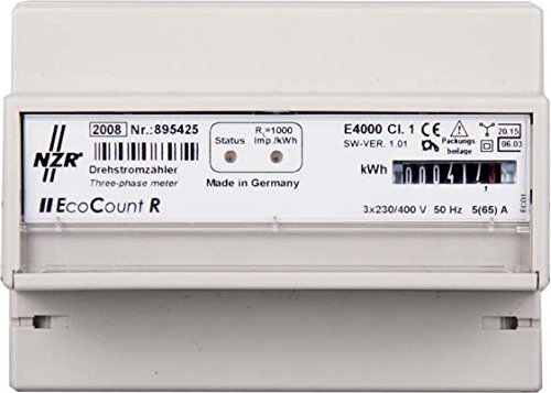 Preisvergleich Produktbild NZR Hutschienenzähler EcoCountR5(65) AS0MID EcoCount Elektrizitätszähler 4048652021529