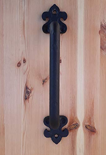 Tirador puerta Herrajes forja granero rustico gran Tirador, mango de
