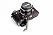 Price comparison product image Bottom Opening Version Protective Genuine Real Leather Half Camera Case Bag Cover with Tripod Design for Olympus PEN-F Camera with Genuine Real Leather Hand Strap Black