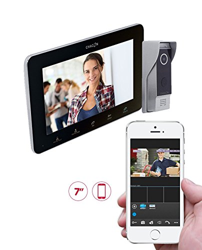 Portier vidéophone 2 fils + Ecran noir Option internet