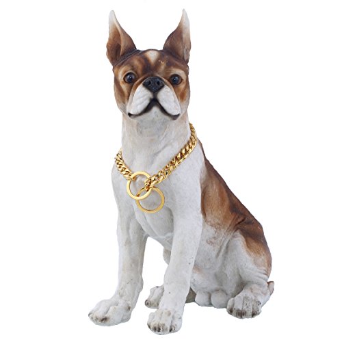 Trendsmax-11mm-wide-Gold-Tone-Cut-Curb-Cuban-Link-316L-Stainless-Steel-Dog-Choke-Chain-Collar-Customize-Size-12-30
