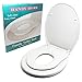 Price comparison product image Handy Home Family Toilet Seat for Children & Adults - Soft Close - Easy Clean - Non-Slip - Ideal for Toddlers and Kids Potty Training - White