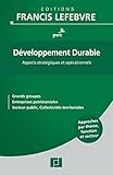 Développement Durable: Aspects stratégiques et opérationnels