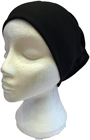 Tube/hijab/bonnet/underscarf cap (Black)