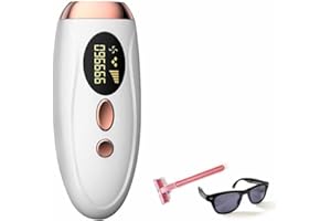 ANGLINK Haarentfernungsgerät für Damen und Herren – Dauerhafte Haarentfernung mit 990.000 Lichtimpulsen, Schmerzfrei, Saphir Technologie, Für Zuhause & Ganzkörper (Weiß)