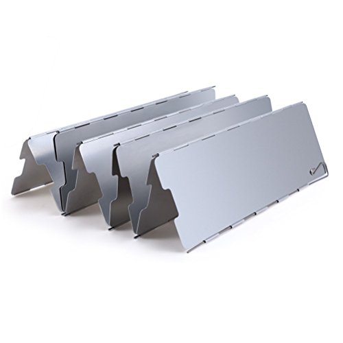 OUNONA Outdoor Aluminium Windschutz für Camping Picknick - 2