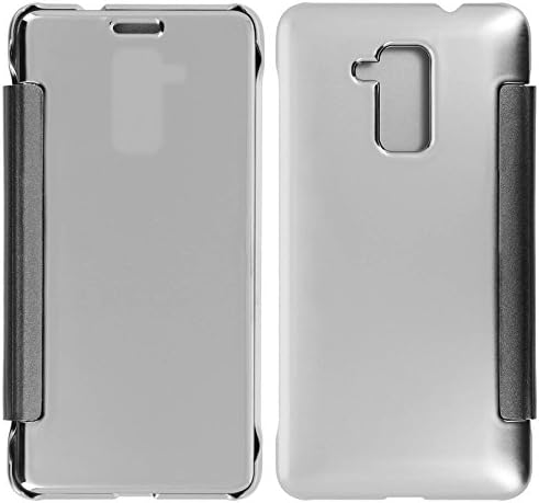 5 °C case, Ultra-Slim Folio Case Mirror Silver For Honor