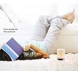 LUJII Bluetooth Lautsprecher Wireless Lautsprecher Lampe Lautsprecher Neueste Intelligente Tragbares Bluetooth Lautsprecher Multi Funktion Musik Sound Box LED Kinder Nachtlicht Touch Control Lamp (4 Dimmstufen Touch Lighting Sensor Schalter Augenschutz Lichtquelle) und Wecker Alarm mit Eingebauten Wiederaufladbaren 1800mAh Batterie – TF Karte Unterstützt – Freisprecheinrichtung – USB Charging Bluetooth Speaker Geeignet für den Innen und Außengebrauch Kids Home Deco Arbeiten Lesen Camping usw - 9