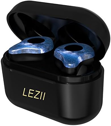 LEZII Wireless Bluetooth Earbuds with Charging Box, TWS Personalized Design Truly In-ear Bluetooth Earphones with Microphone Cordless Bluetooth Earbuds Noise Cancelling Sweatproof (Not yet Dawn)