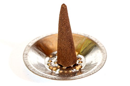 XXL Räucherkegel Set, Premium Mix mit 5 verschiedenen Duftrichtungen: Sandal (Sandelholz), Rose, Jasmin, Agarwood (Adlerholz), Musk (Moschus) Räucherkerzen inkl. Räucherkegelhalter in der exklusiven Luxflair© Edition - 3