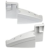 Color: Blanco. Liebherr Soportes derecho e izquierdo para estante de nevera congelador