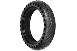 HORO.ES Repuesto Neumático Rueda 8,5" sólido para Scooter Eléctrico Xiaomi Scooter M365 - Negro