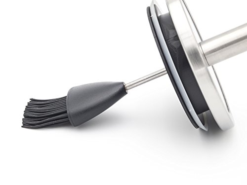 Allgrill® Edelstahl Grill- bzw. Marinier-Set mit Silikonpinsel - 5