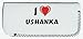 Price comparison product image Glasses Case with I Love Ushanka (first name/surname/nickname)