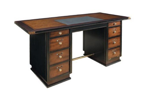 Captain's Desk, Black 170x75x78x0 Captain's Desk, Black 170x75x78x0