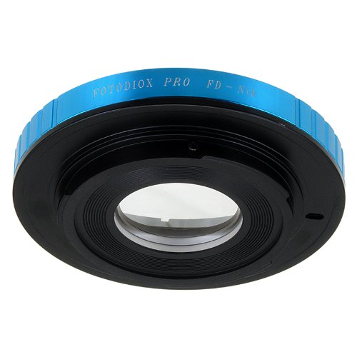 Fotodiox Pro Adaptateur de monture d objectif avec objectif 1 4x de correction pour une mise au point - pour Objectif Canon FD FL    Cam  ra Nikon comme D7200  D5000  D3000  D300S ET D90 DX