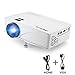 Produktbild Heimkino Beamer Joyhero Mini LED Beamer 1080P HD Projektor 2000 Lumen Multimedia Heimkino Video Projektor unterstützt 1080P HDMI USB SD Karte VGA AV für Heimkino, Fire TV, Xbox one, PS4 und vieles Mehr (Farbe: Weiss)