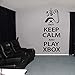 Produktbild kyprx Gamer Game Zone Decor Wandtattoos Bleib ruhig und Spiele Xbox One Wandtattoo Zitat Schlafzimmer Jungen Raumdekoration Poste 42x103