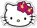 Produktbild HELLO KITTY Head Kopf Shot Schuss STICKER, Officially Licensed Cartoon / Hello Kitty Artwork, - Long Lasting Sticker Aufkleber DECAL DEKOR