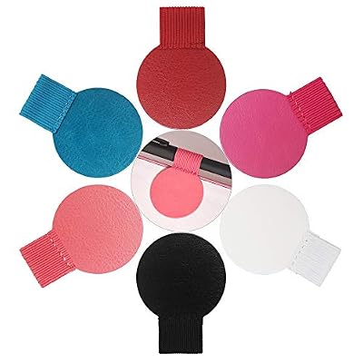 Kulannder Lot De 12 Passants Pour Stylos - Élastiques Et Autocollants - Idéal Pour Les Agendas, Carnets, Calendriers, Etc. - Format Rond - 6 Couleurs Assorties