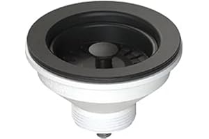 LB PLAST Piletta tappo cestello antracite lavello acciaio d114 x 54mm senza troppo pieno 1 1/2 L.B. Plast D550-AN