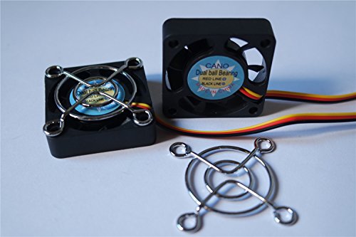 (zwei Verpackungs)Usb Lüfter Ventilatoren fan lange Lebensdauer Dual-Kugellager-Fan für PC, TV-BOX (USB 5V, 40X40X10mm)
