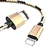 Produktbild CCSHW USB-Kabel 2.4A Ladekabel für iPhone 8 7 6S 5S Plus Handy Data Sync Charger Line Schnellladung kompakt und leicht zu tragen,Gold