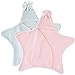 Tuppence and Crumble Star Baby Wrap Baby Pink Size Small