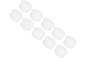 ‎QUARKZMAN QUARKZMAN Silikon-Schnappverschluss-Lochstopfen Gummipaneel-Dichtungsabdeckung Rundpaneel für Küchen-Gummischotts wasserdichte Dichtungsstopfen 17 mm Durchmesser Transparent, 10er Set