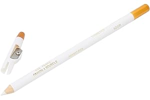 JERSS Crayon à Barbe, Doublure de Crayon à Barbe avec Taille-crayon à Barbe pour Voyage à Domicile pour Salon (Blanc)