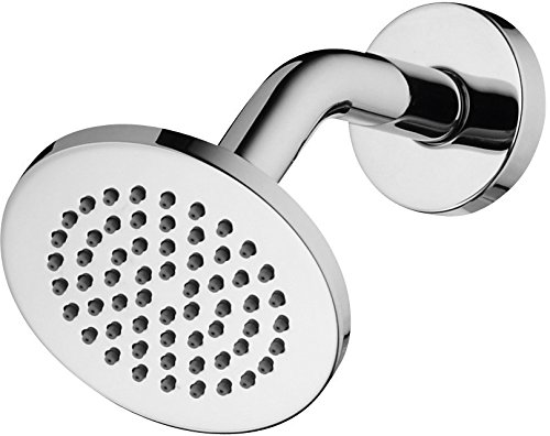 Ideal Standard B9436AA Regenbrause Idealrain 100 mm mit gebogenem Wandanschluss 118 mm, chrom